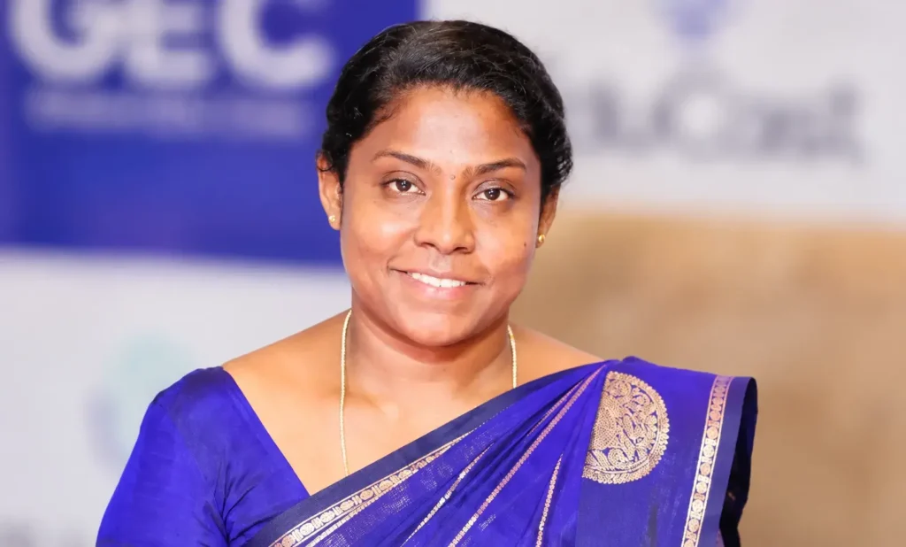 Suvvidha Kannan, founder of Williez Preschool, at an education conference